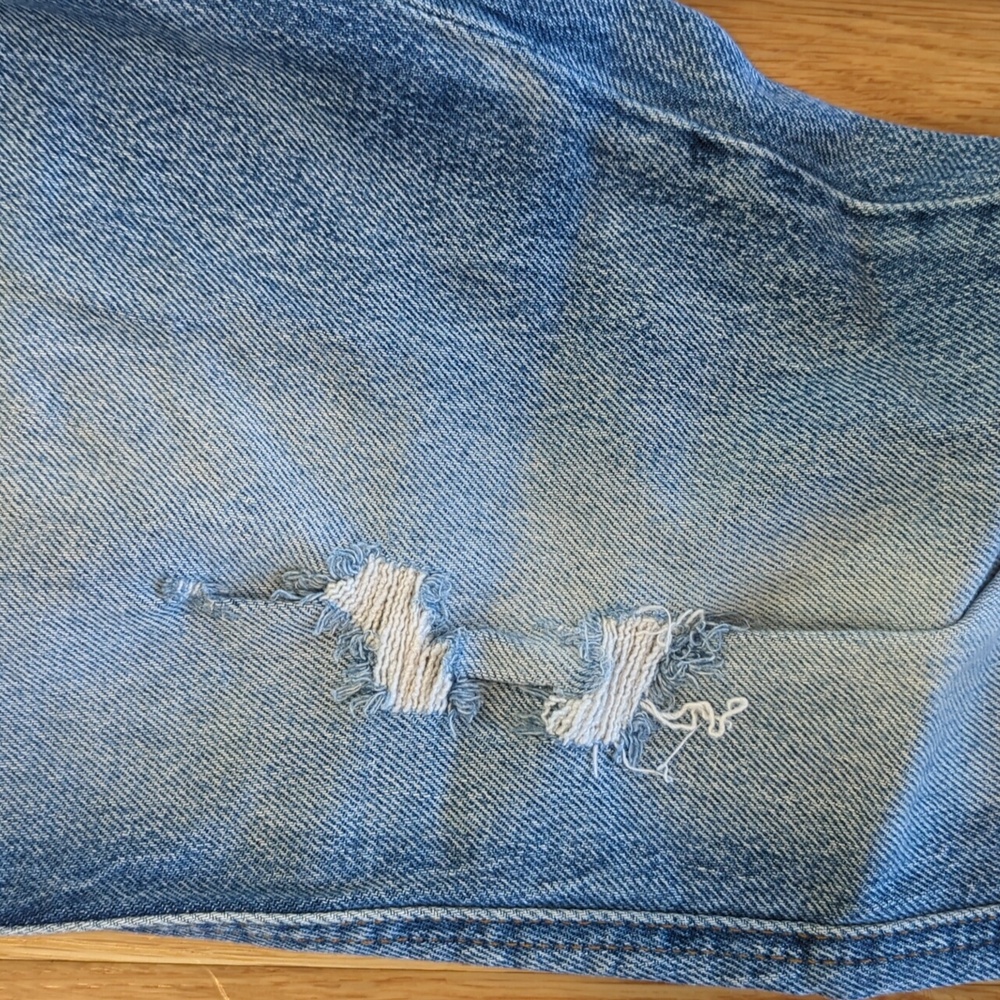 High Waist Lucky Brand Blue Jeans Distressed Soft Cotton Natural Fiber - Picture 6 of 6